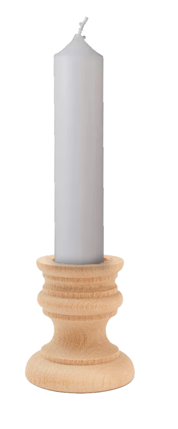 wood candle stick